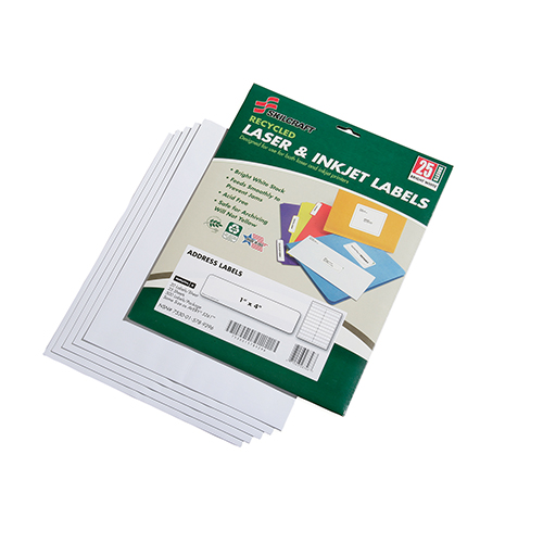 Recycled Laser and Inkjet Labels - Address and Shipping - 1