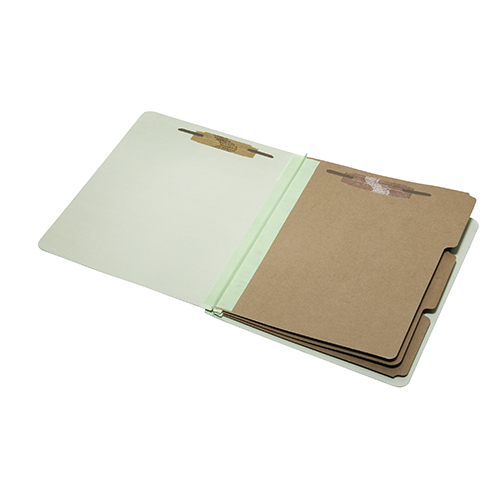 Pocket Classification File Folder - Letter - Light Green | Abel Supply
